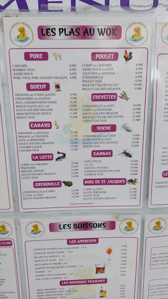 Golden Dragon - Menu Image 4